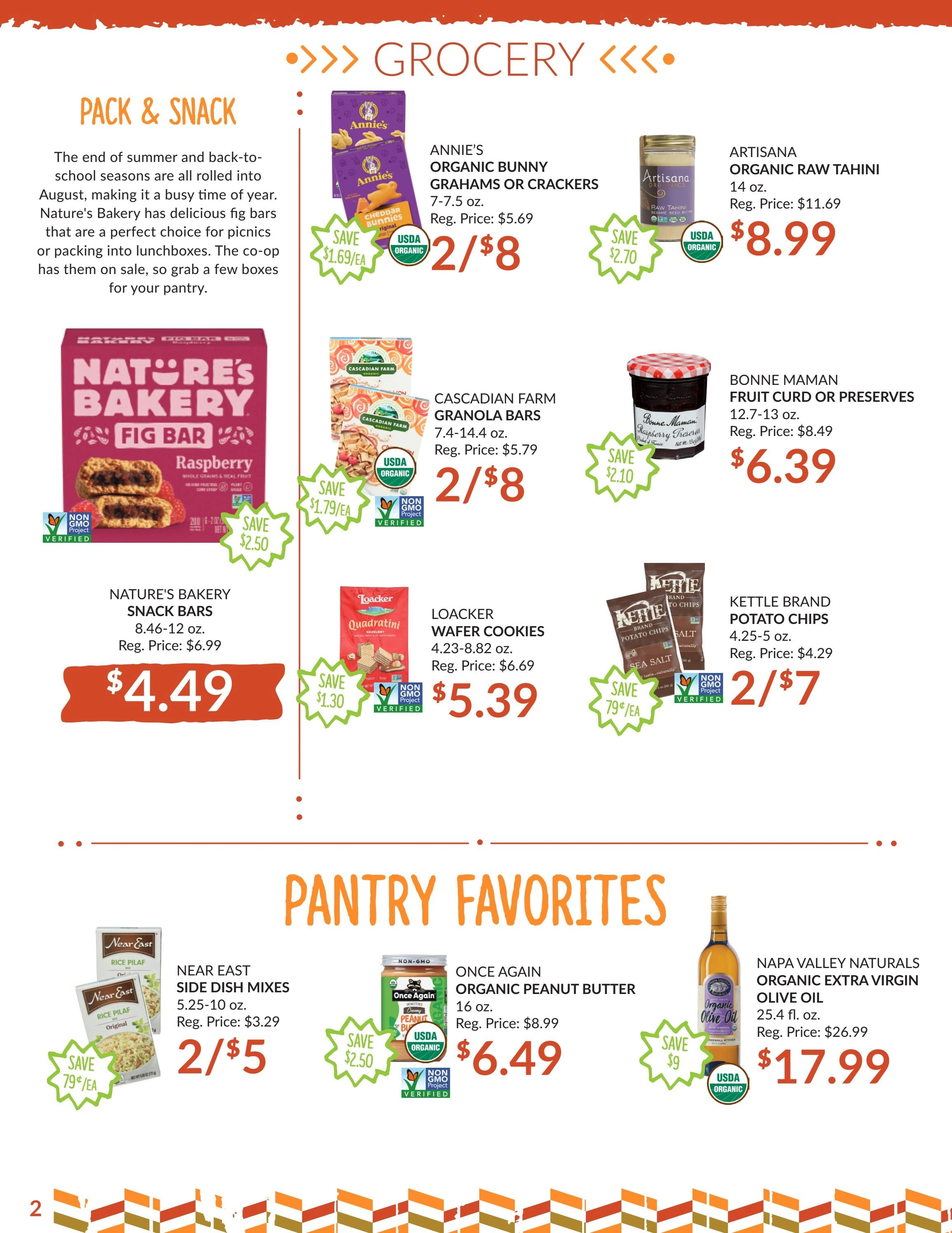 Honest Weight Food Co-op flyer page 2
