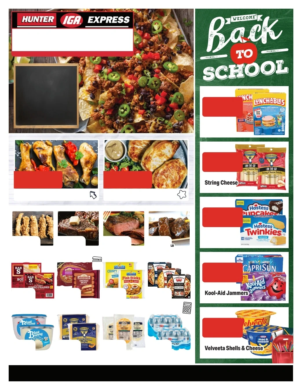 Hunter IGA Express flyer page 1