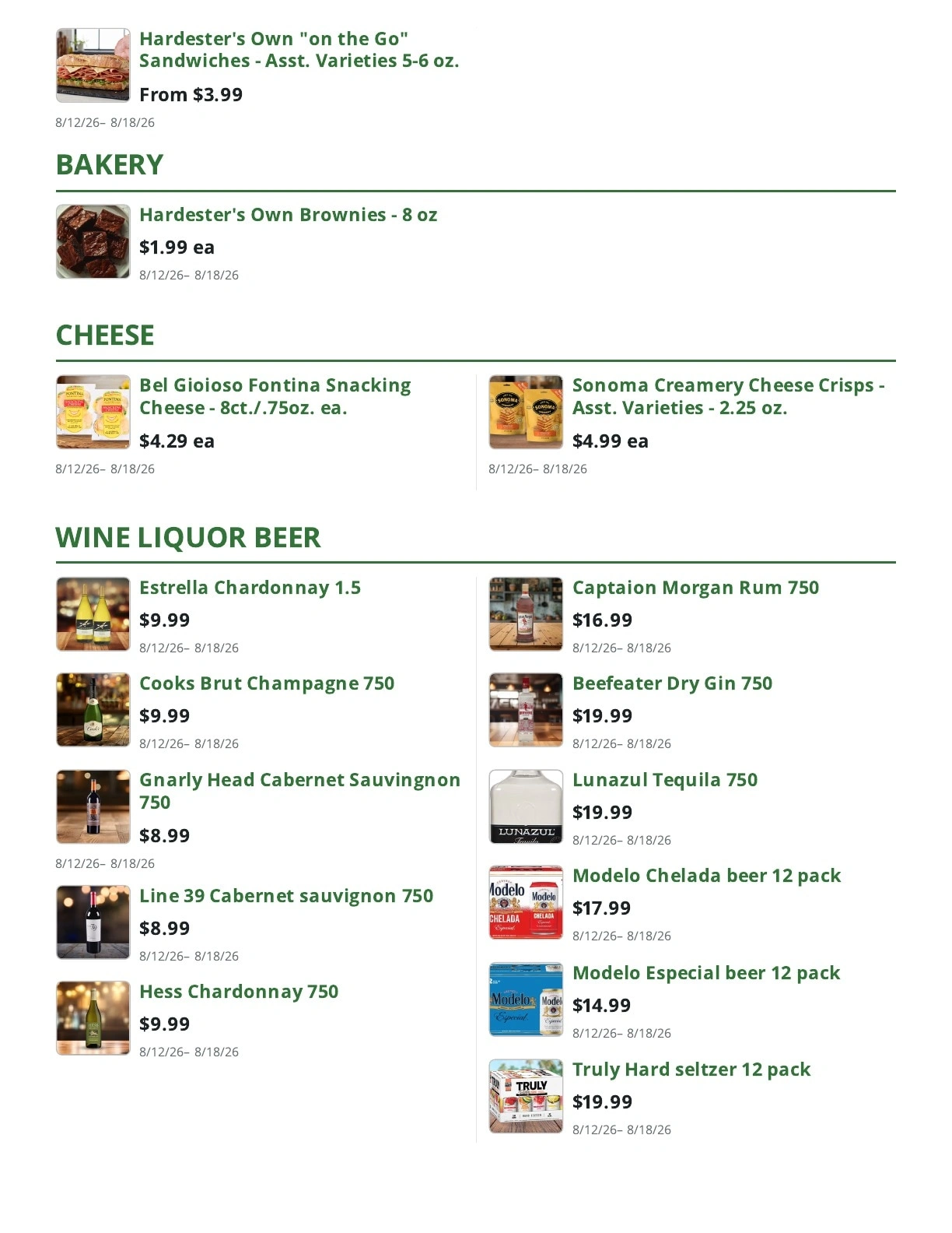 Hardester's Markets flyer page 2