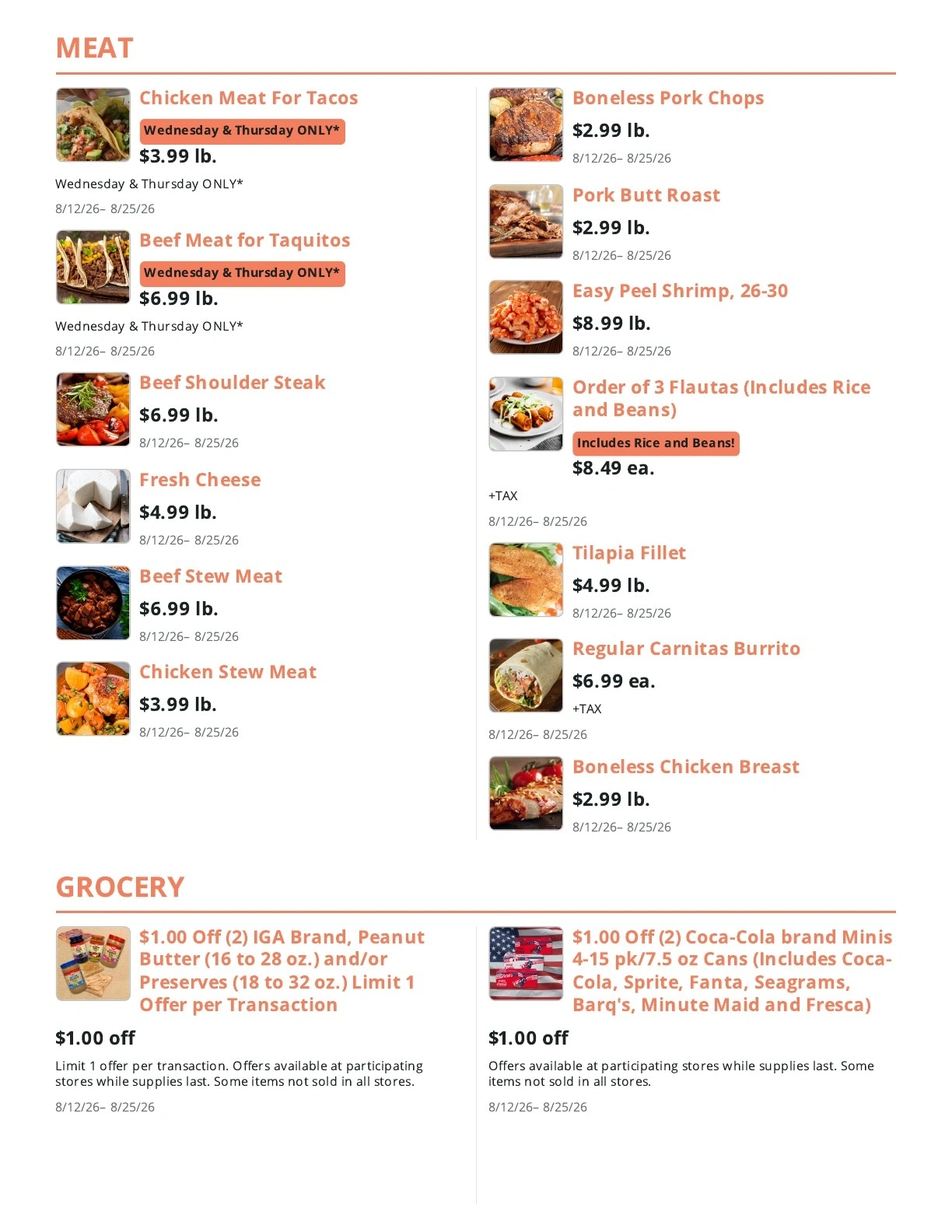 Hollister Super and Windmill Market flyer page 2