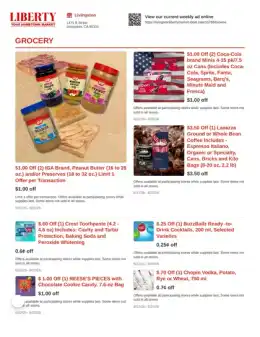 Livingston Liberty Market Weekly Ad