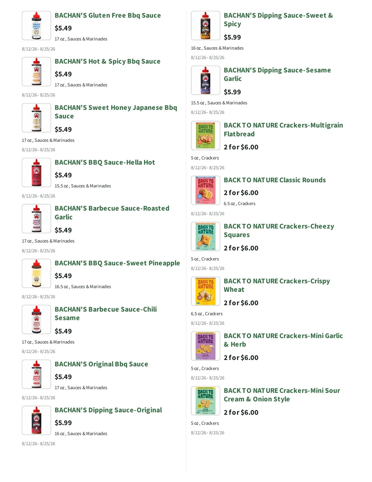 Orchard Nutrition Center flyer page 4