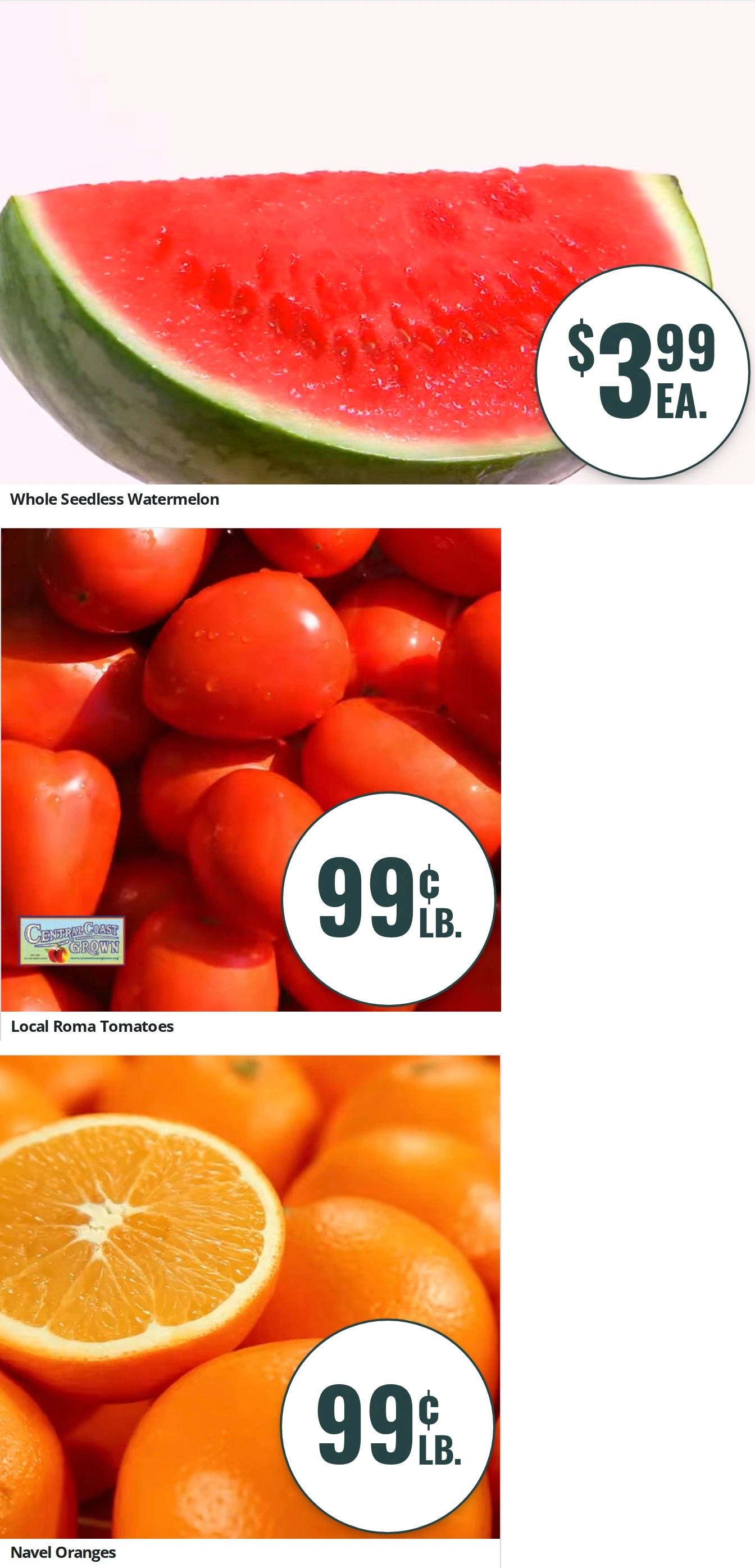 Spencer's Fresh Markets flyer page 4