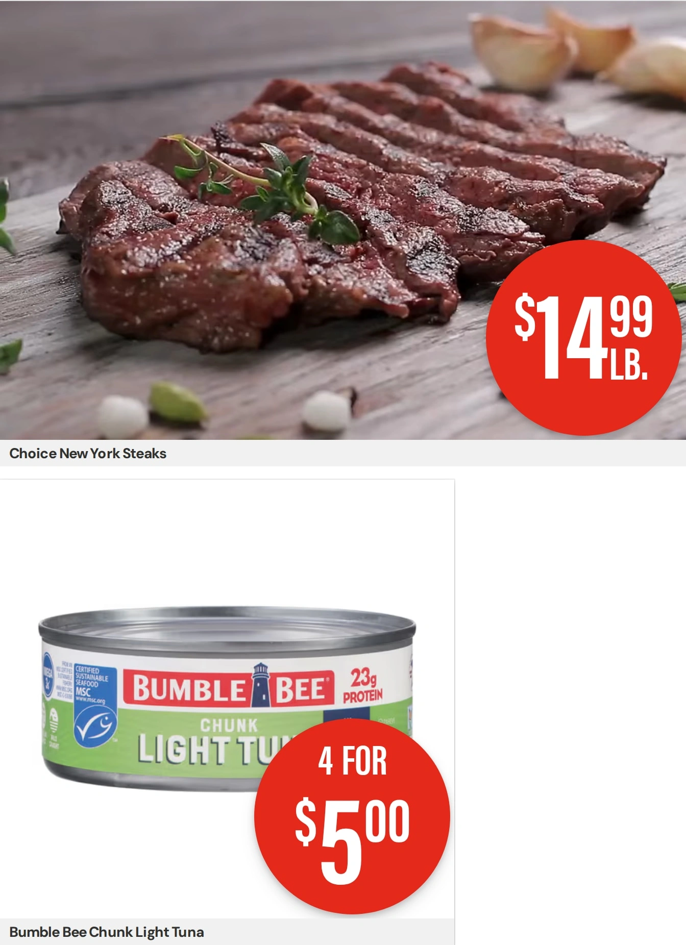 Worton's Market flyer page 1