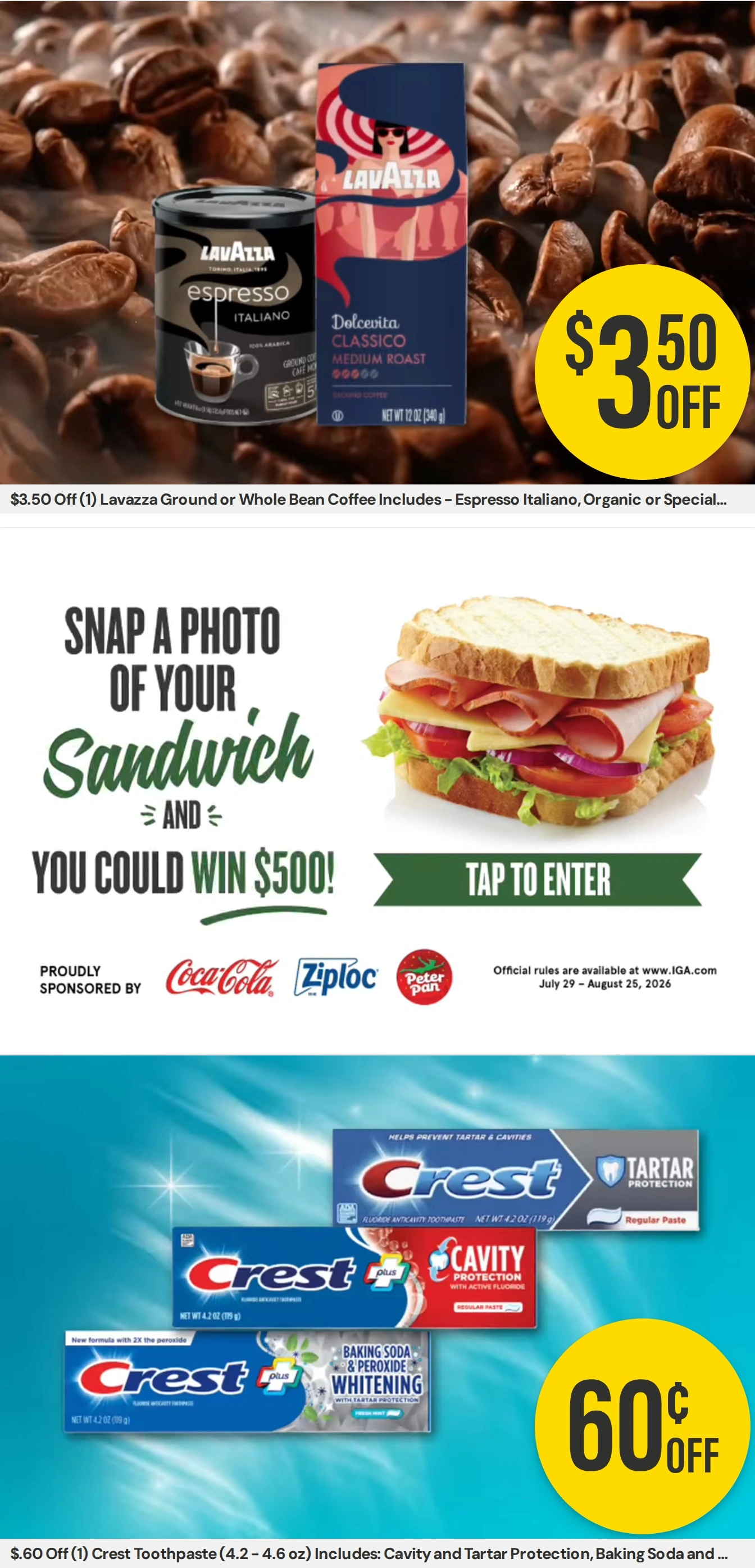 Young's Payless Market IGA flyer page 12