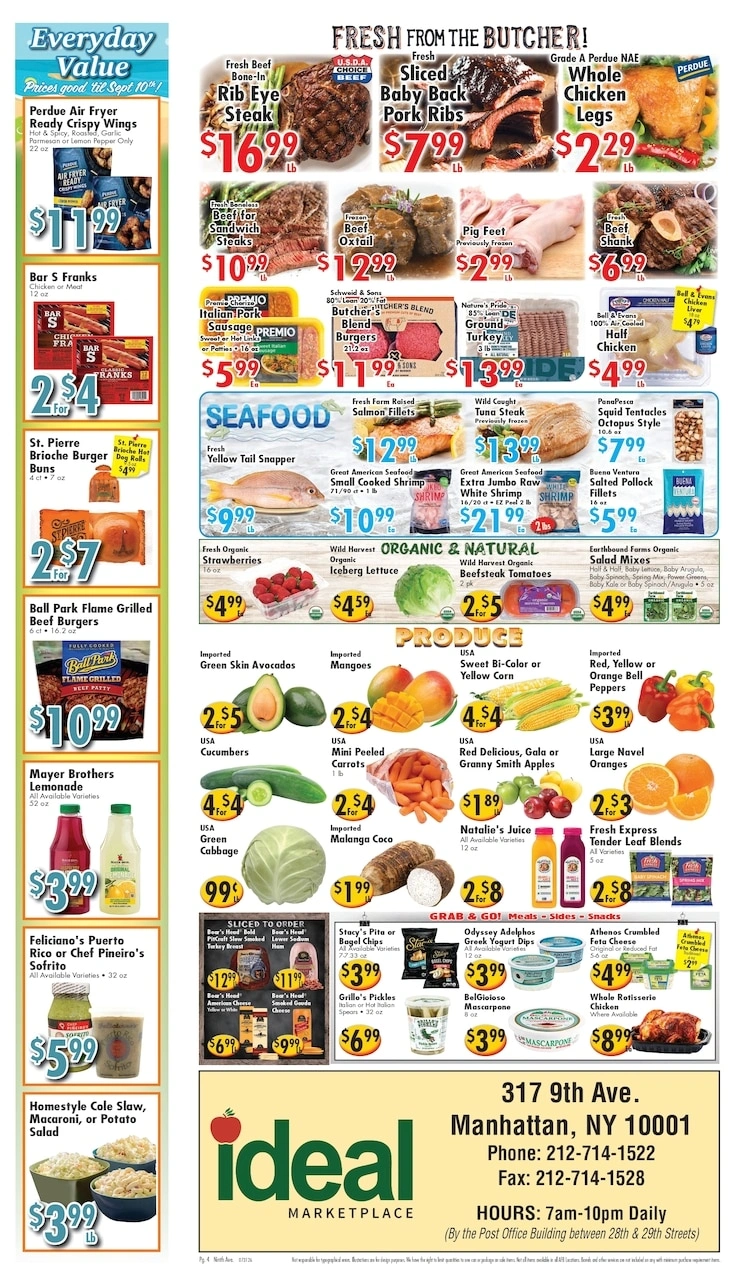 Ideal Food Basket flyer page 4