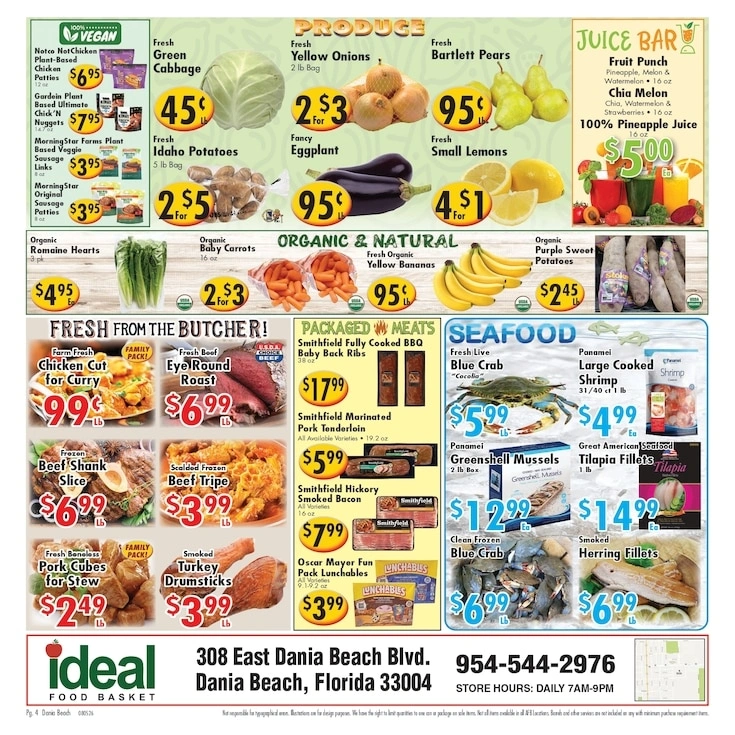 Ideal Food Basket flyer page 4