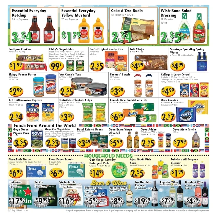 Ideal Food Basket flyer page 2