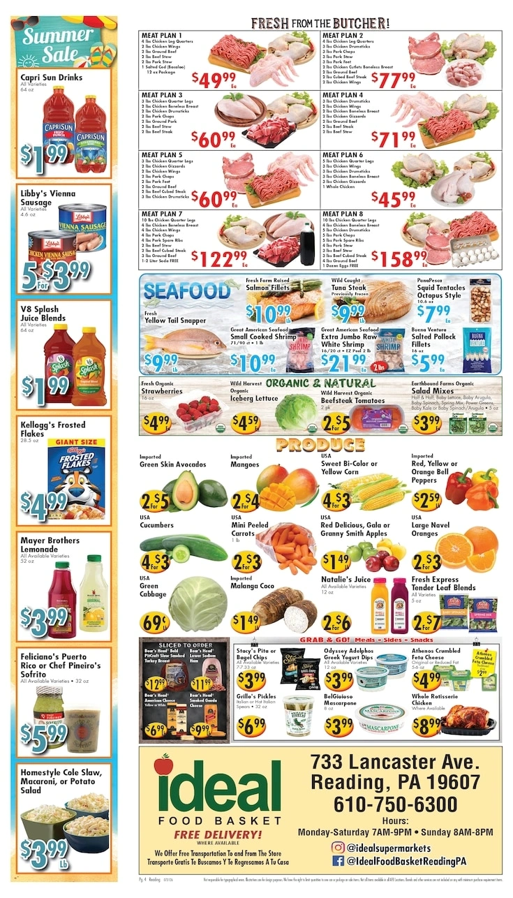 Ideal Food Basket flyer page 4