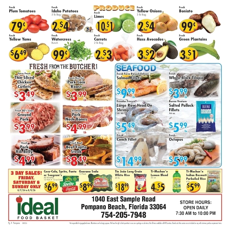 Ideal Food Basket flyer page 4