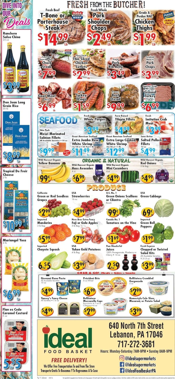 Ideal Food Basket flyer page 4