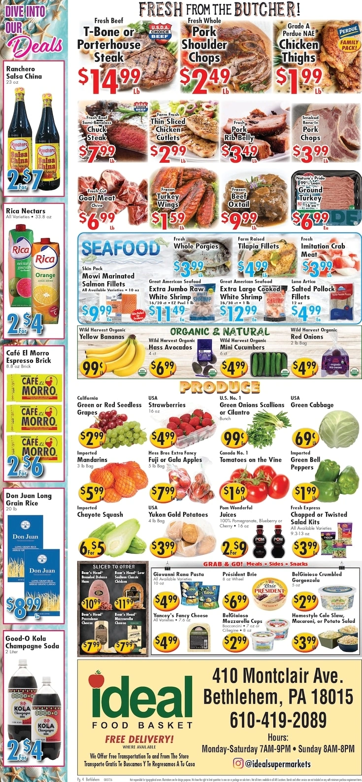 Ideal Food Basket flyer page 4