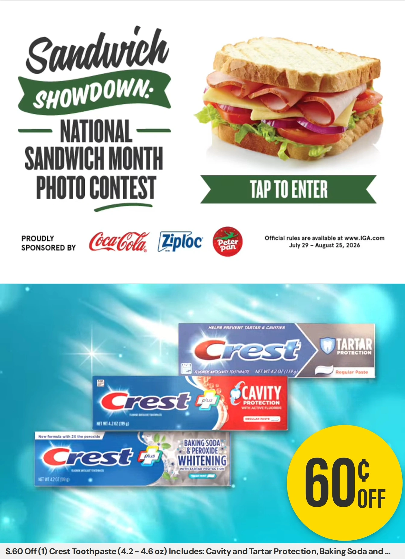 Capri IGA Foodliner flyer page 3