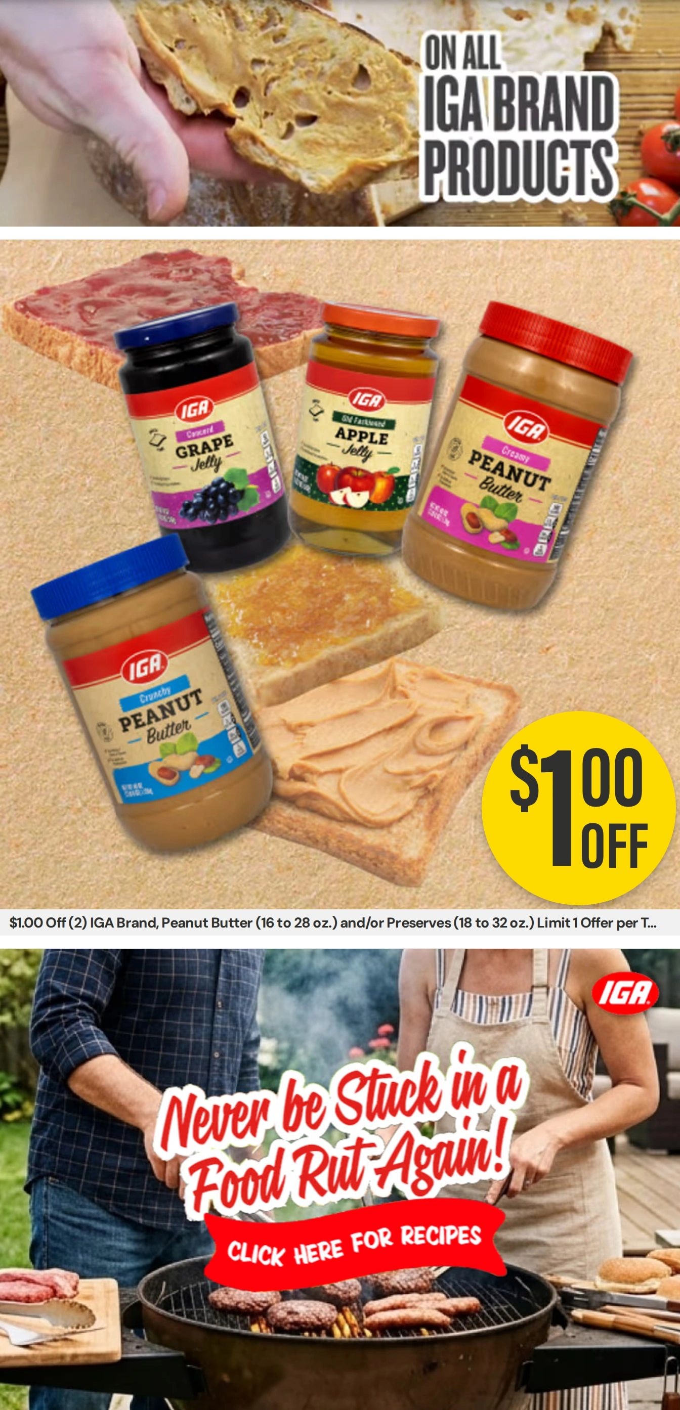 New Baden Market IGA flyer page 1