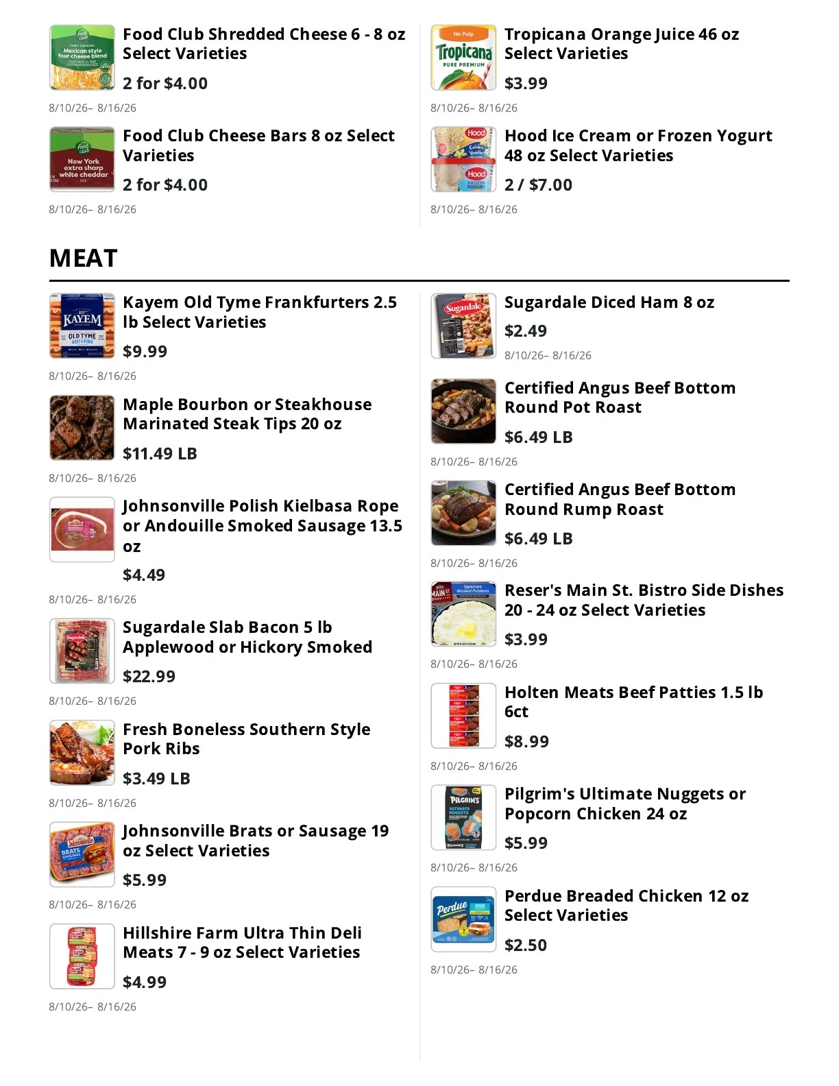 Village Market flyer page 2