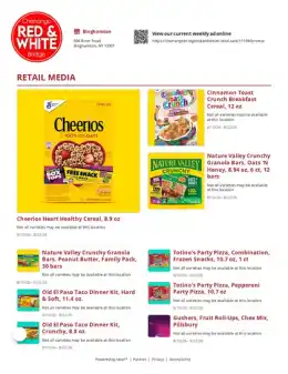 Chenango Bridge Red & White Weekly Ad