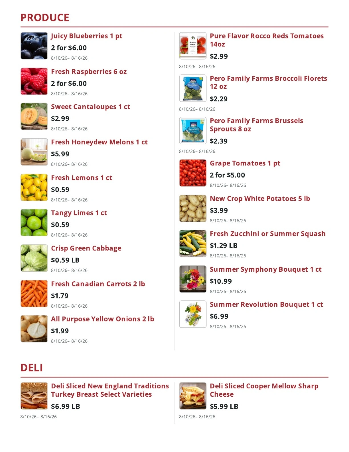 Gregg's Market Place flyer page 3