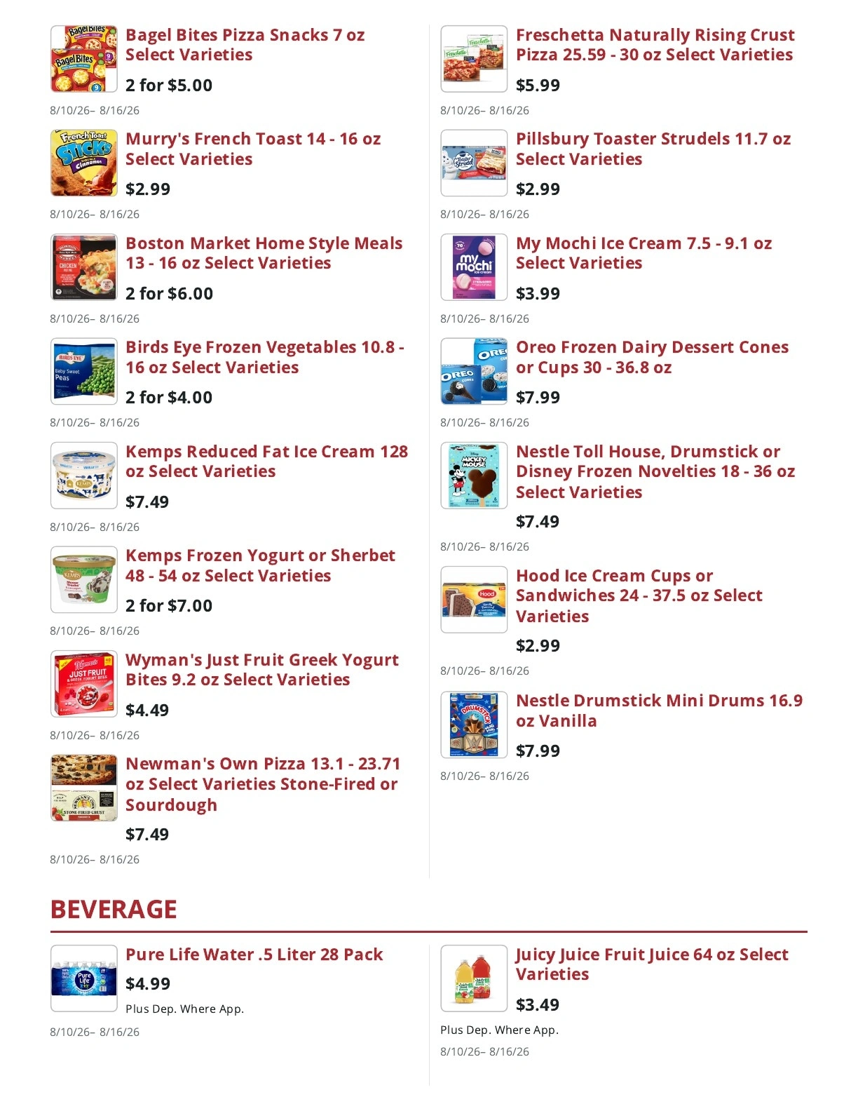 Gregg's Market Place flyer page 7