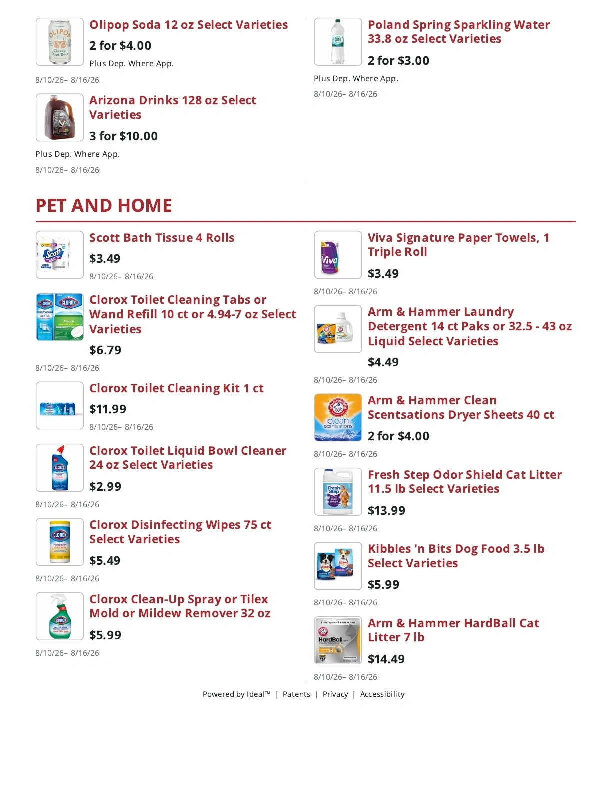 Gregg's Market Place flyer page 8