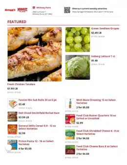 Gregg's Market Place Weekly Ad