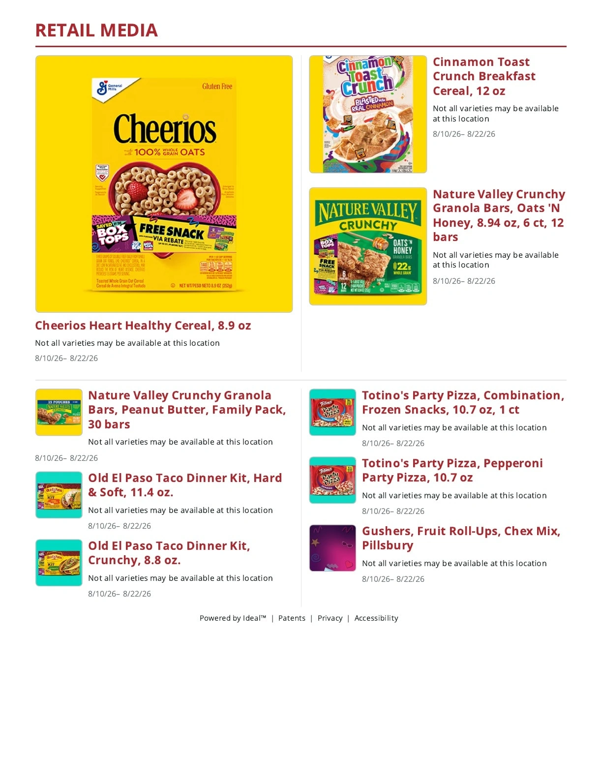 Indian Lake Market flyer page 2