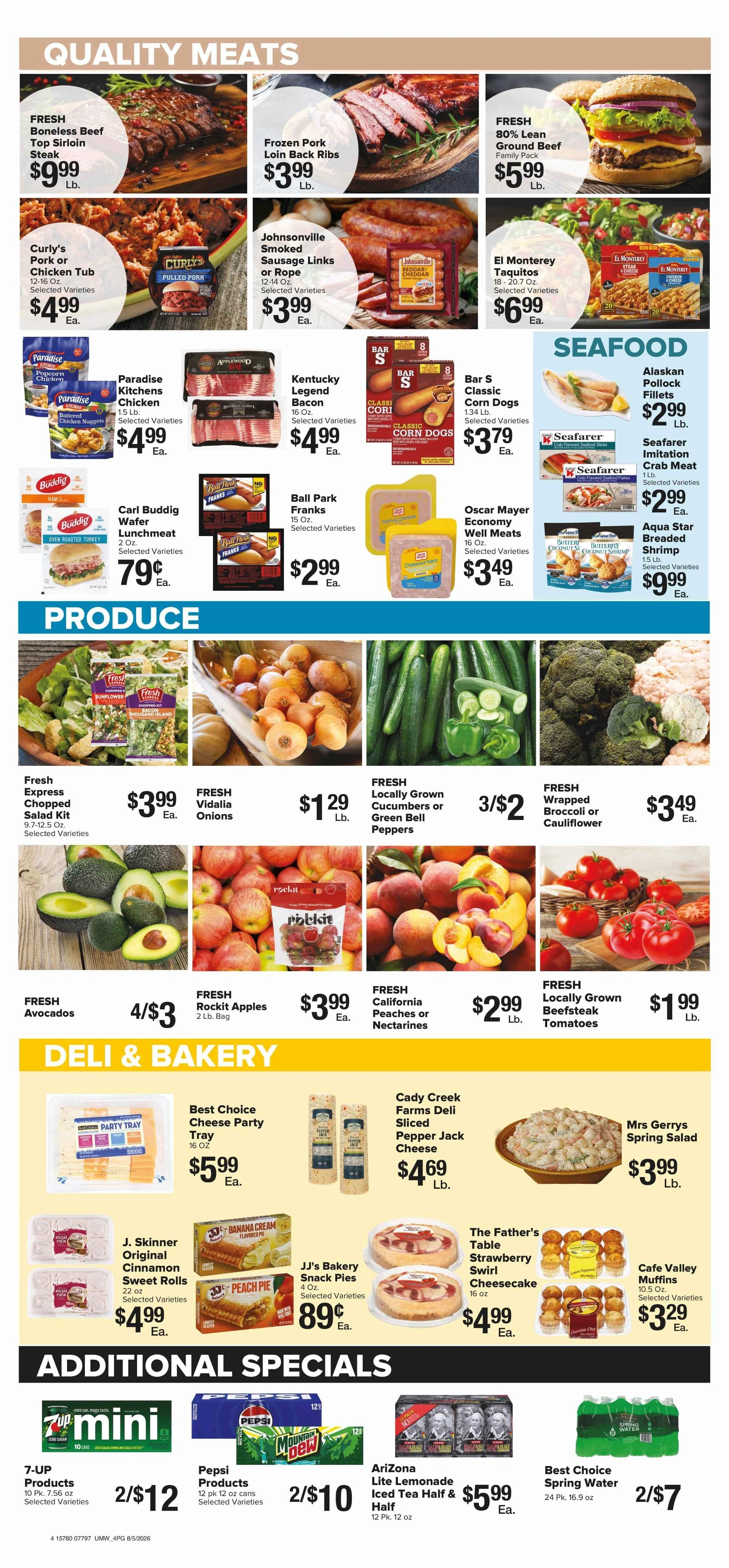 Island Market flyer page 4