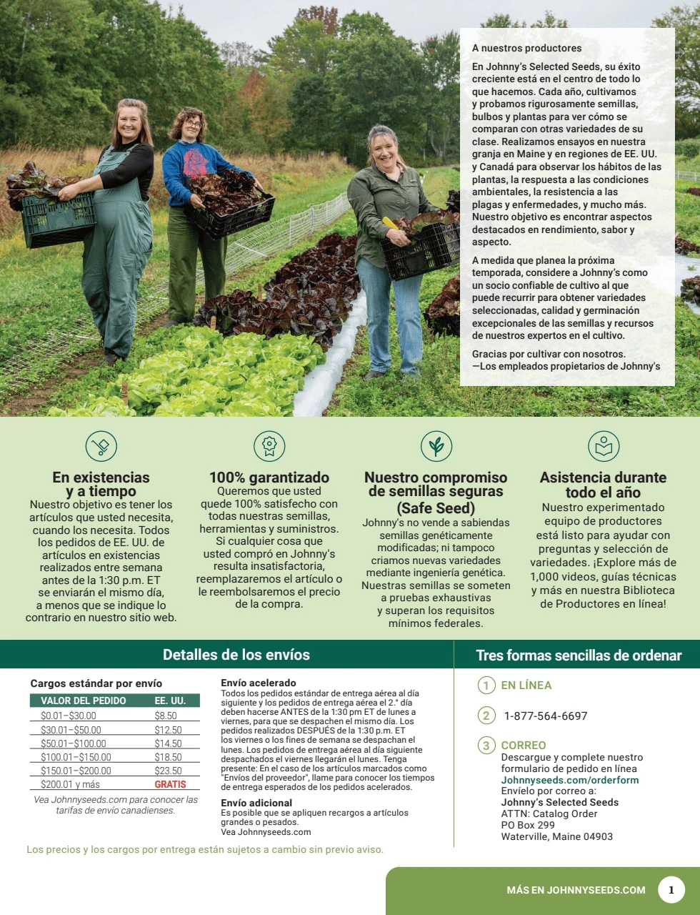 Johnny's Selected Seeds flyer page 3