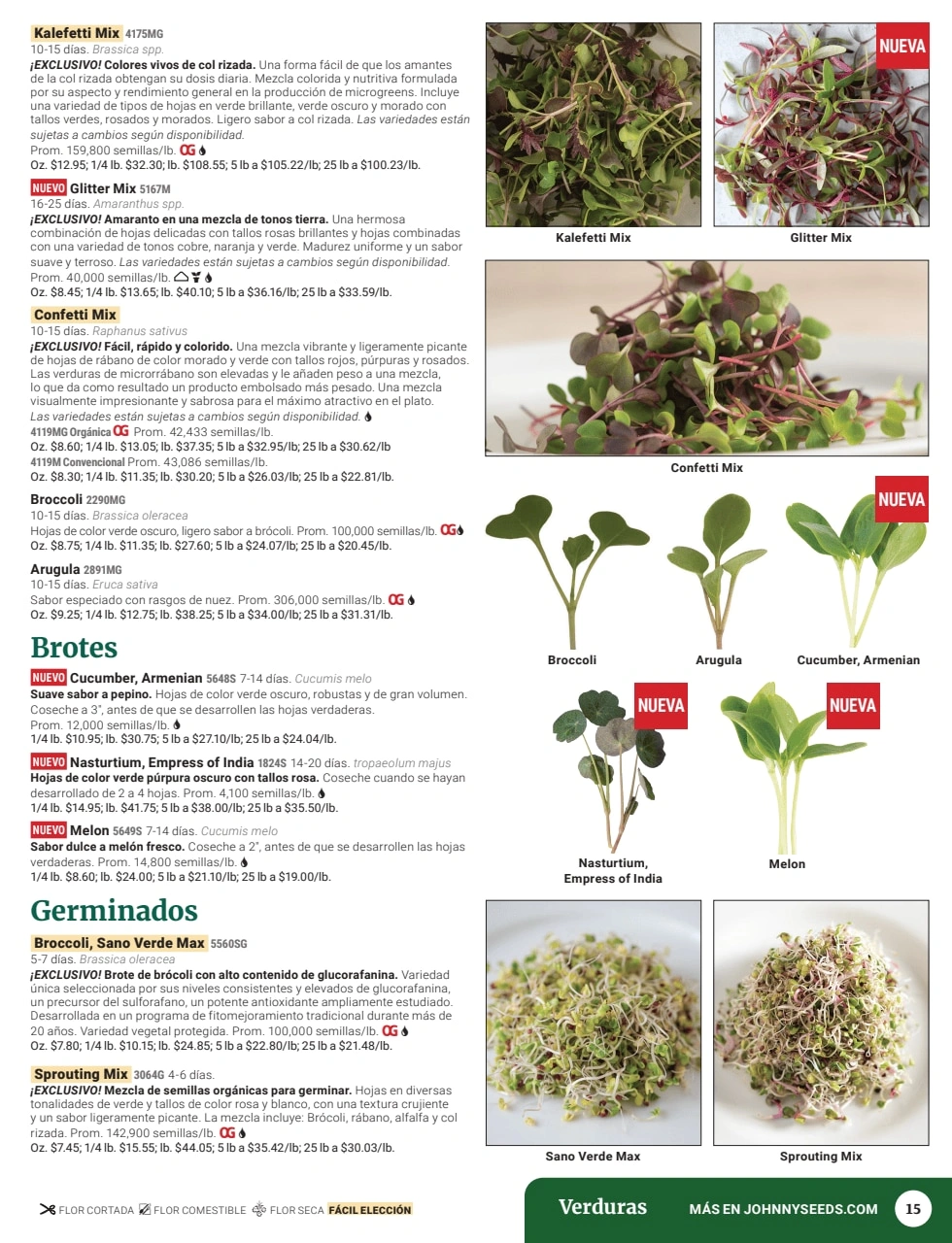 Johnny's Selected Seeds flyer page 17