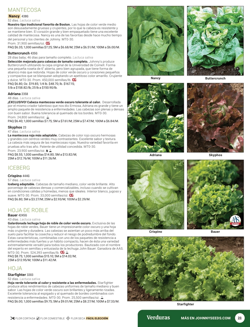 Johnny's Selected Seeds flyer page 23