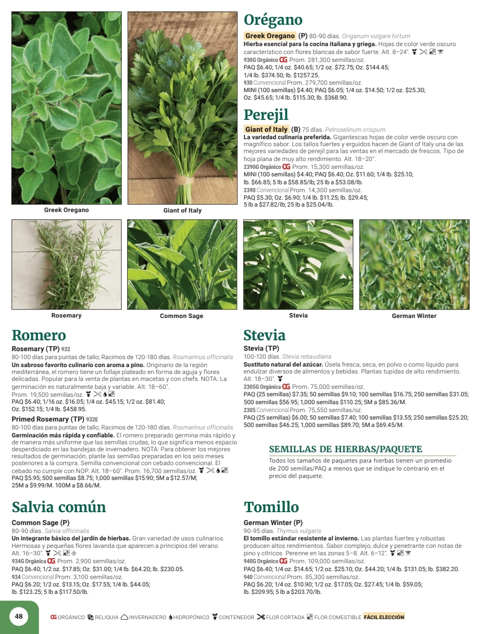 Johnny's Selected Seeds flyer page 50