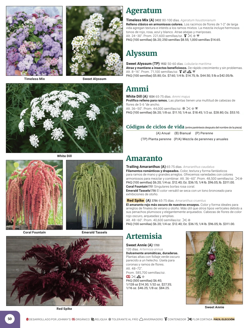 Johnny's Selected Seeds flyer page 52