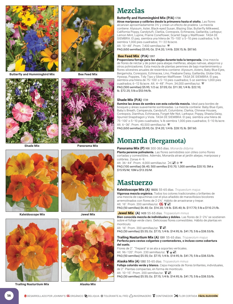 Johnny's Selected Seeds flyer page 58