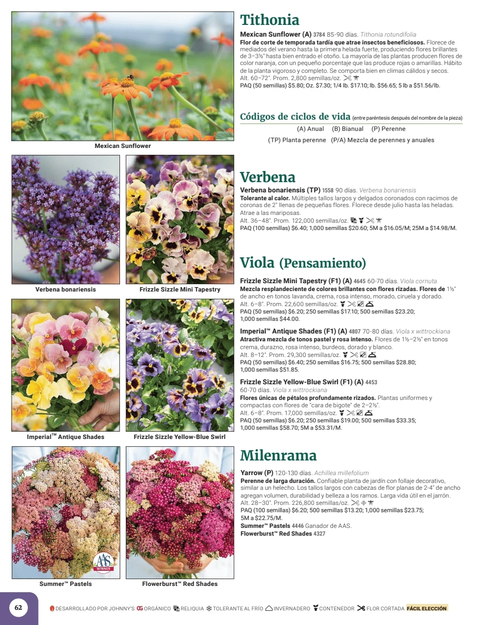 Johnny's Selected Seeds flyer page 64