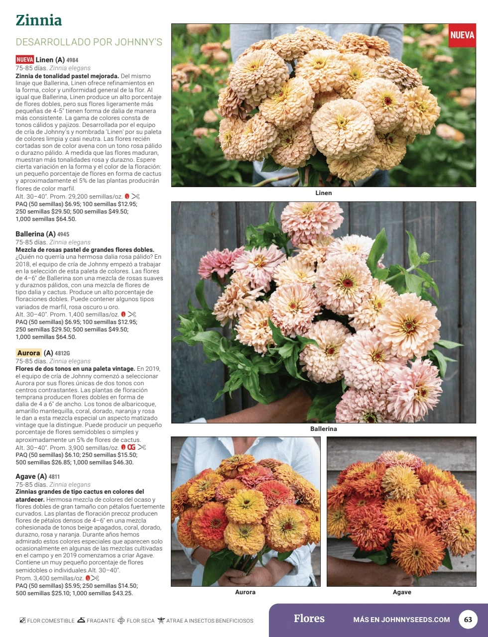 Johnny's Selected Seeds flyer page 65