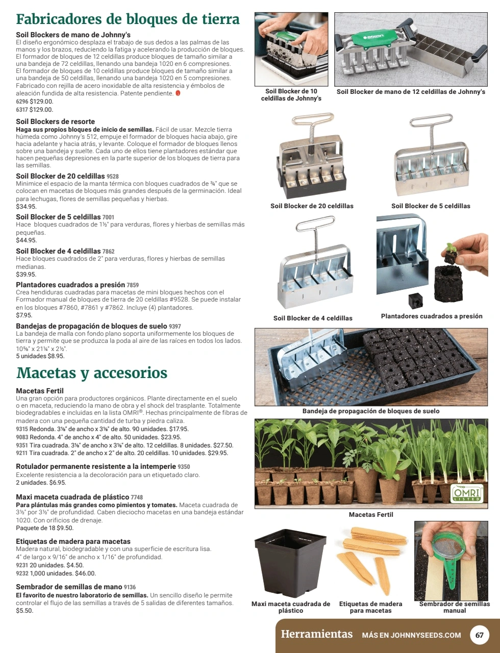 Johnny's Selected Seeds flyer page 69