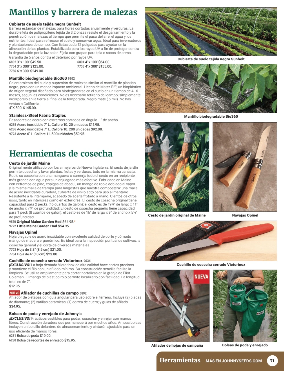 Johnny's Selected Seeds flyer page 73