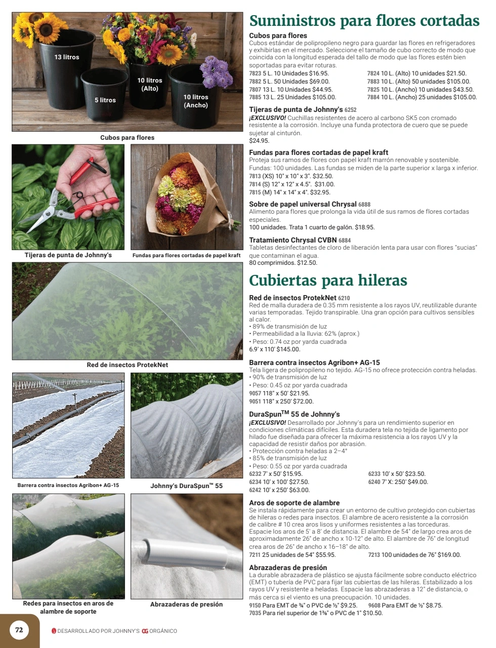 Johnny's Selected Seeds flyer page 74