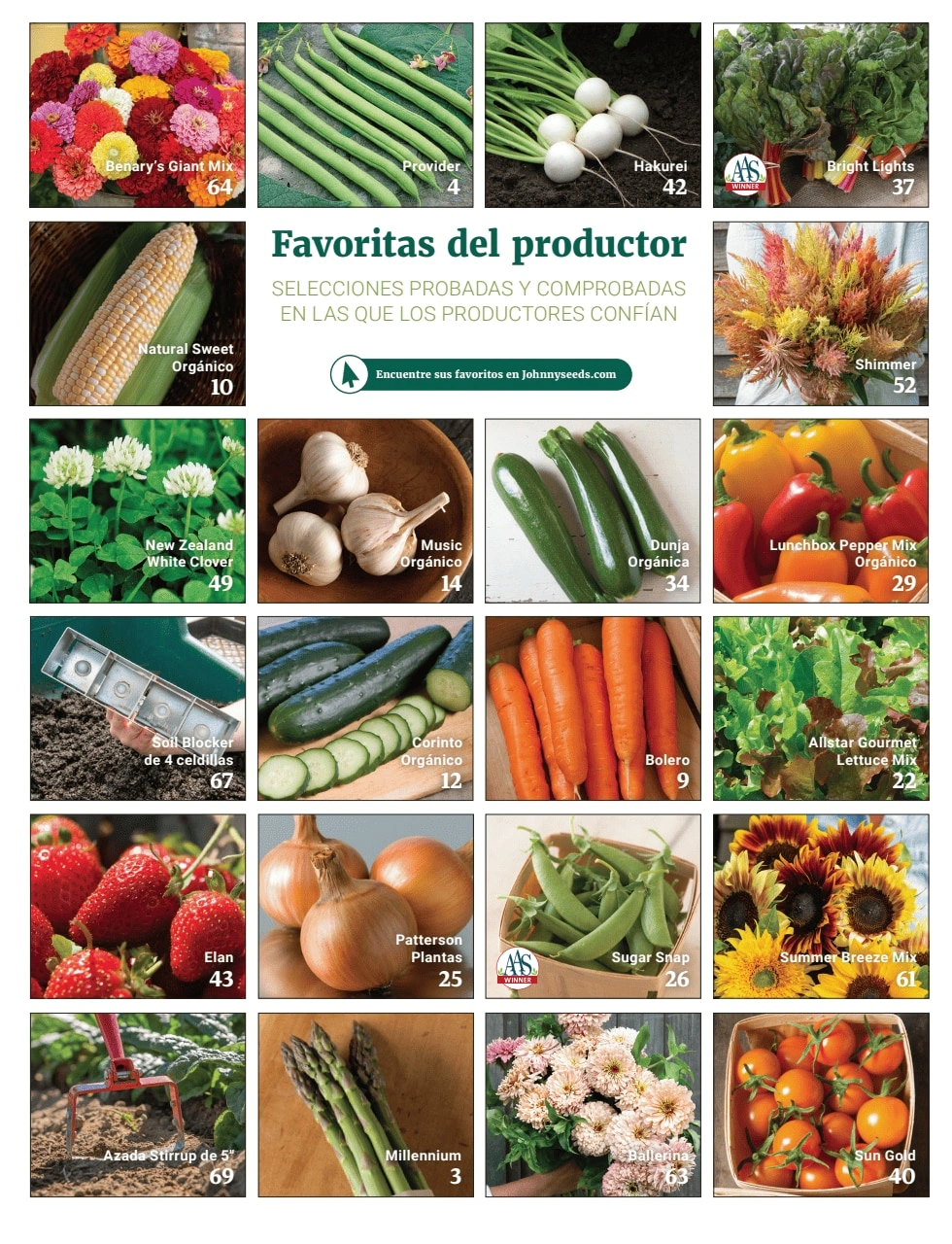 Johnny's Selected Seeds flyer page 75