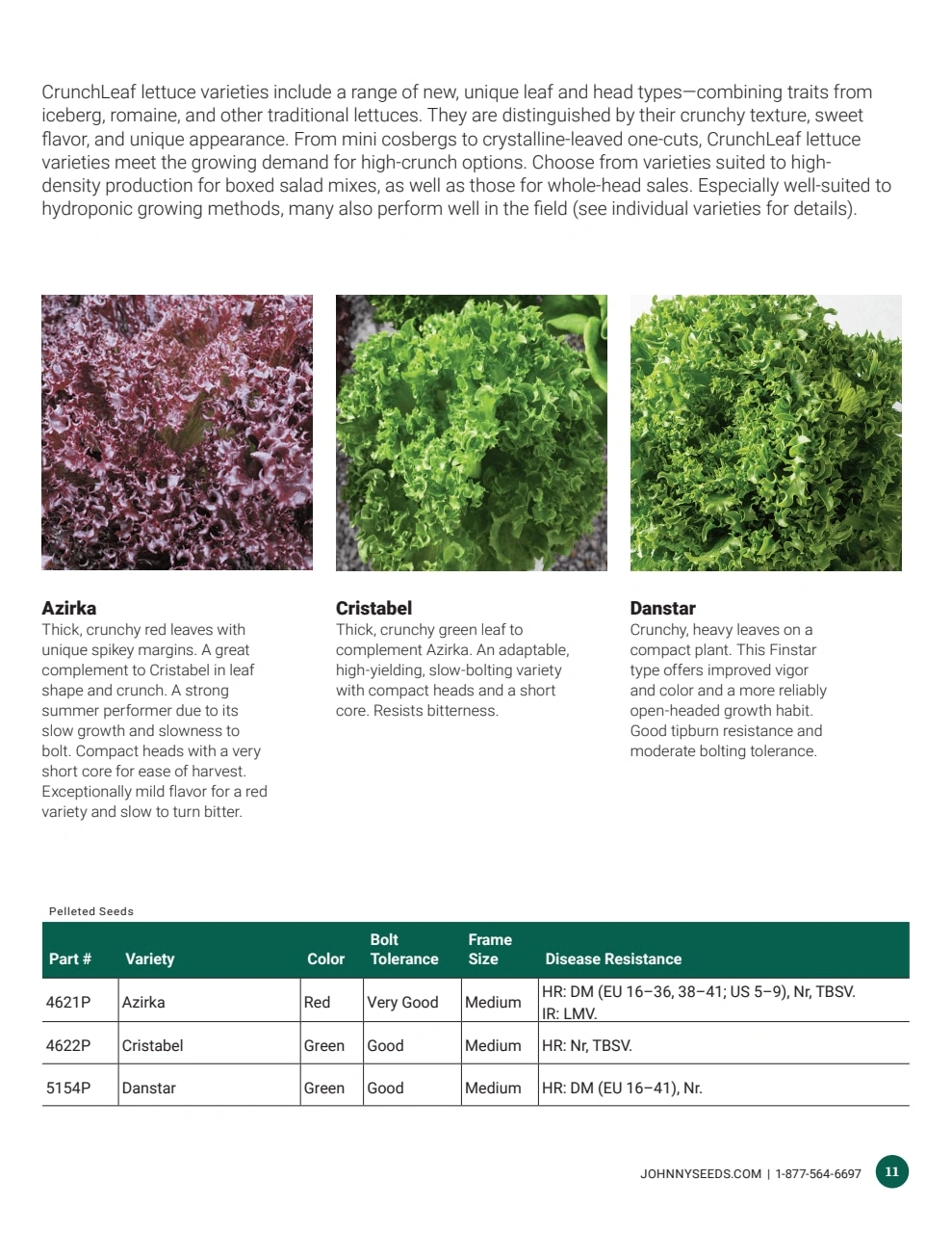 Johnny's Selected Seeds flyer page 11