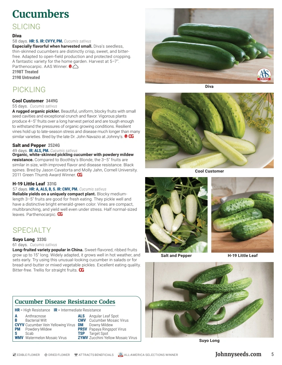 Johnny's Selected Seeds flyer page 5
