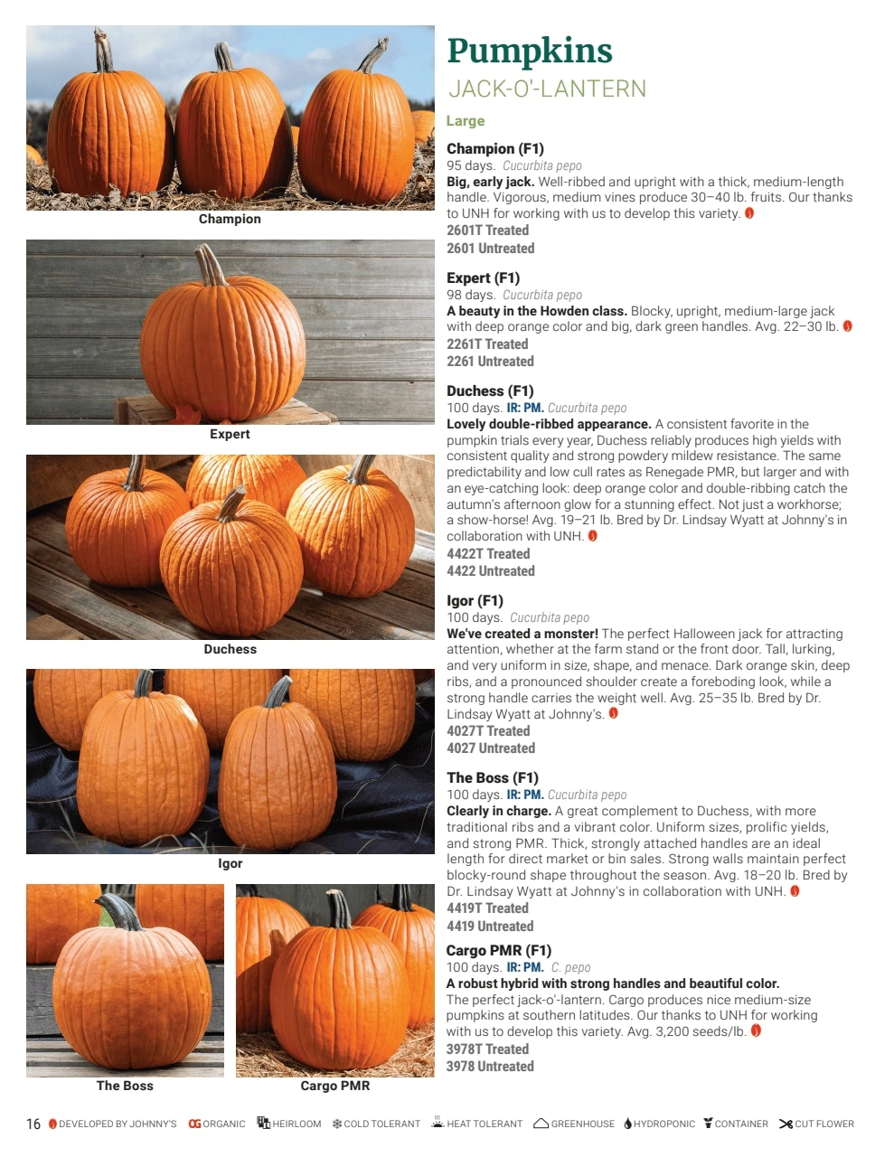 Johnny's Selected Seeds flyer page 16