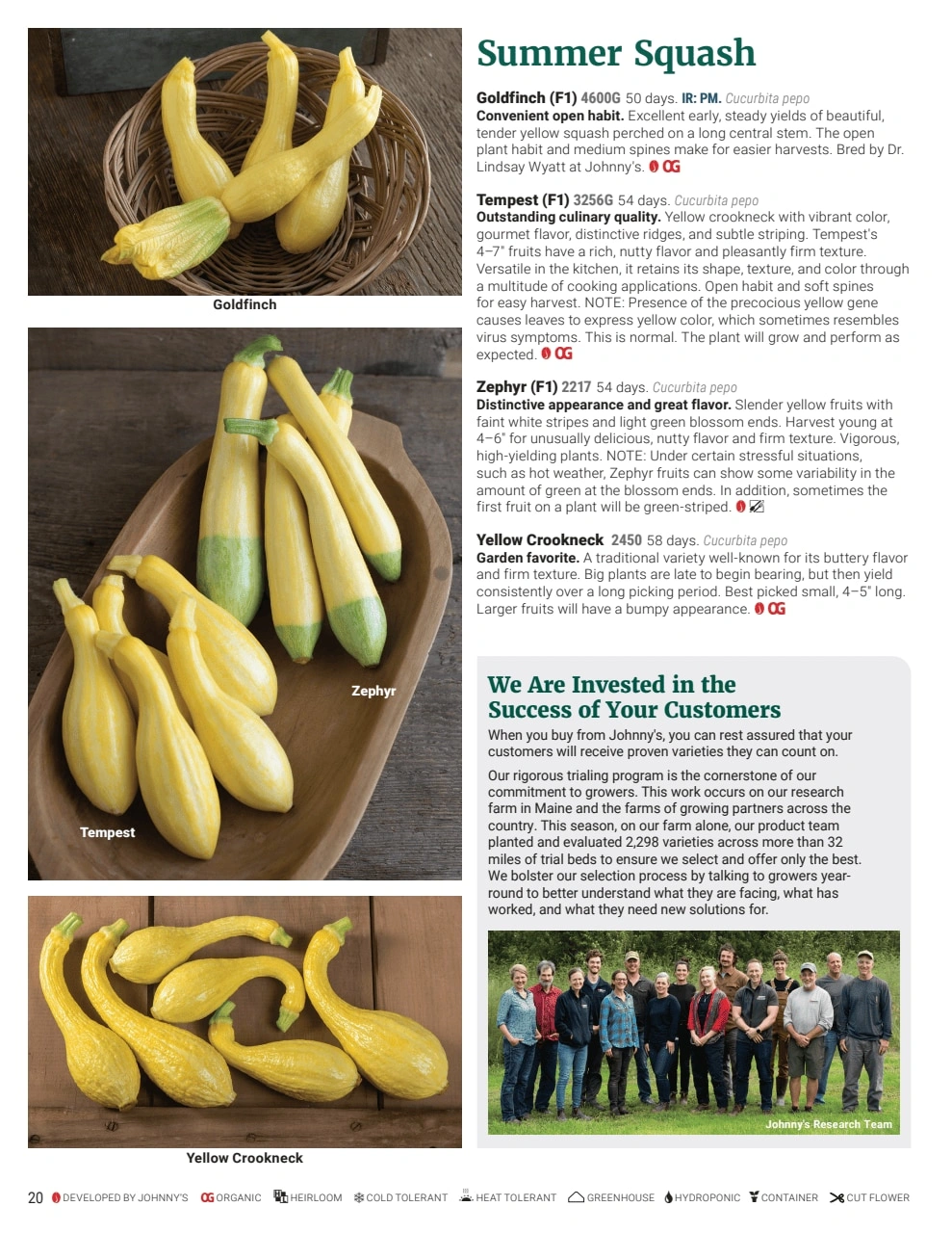 Johnny's Selected Seeds flyer page 20