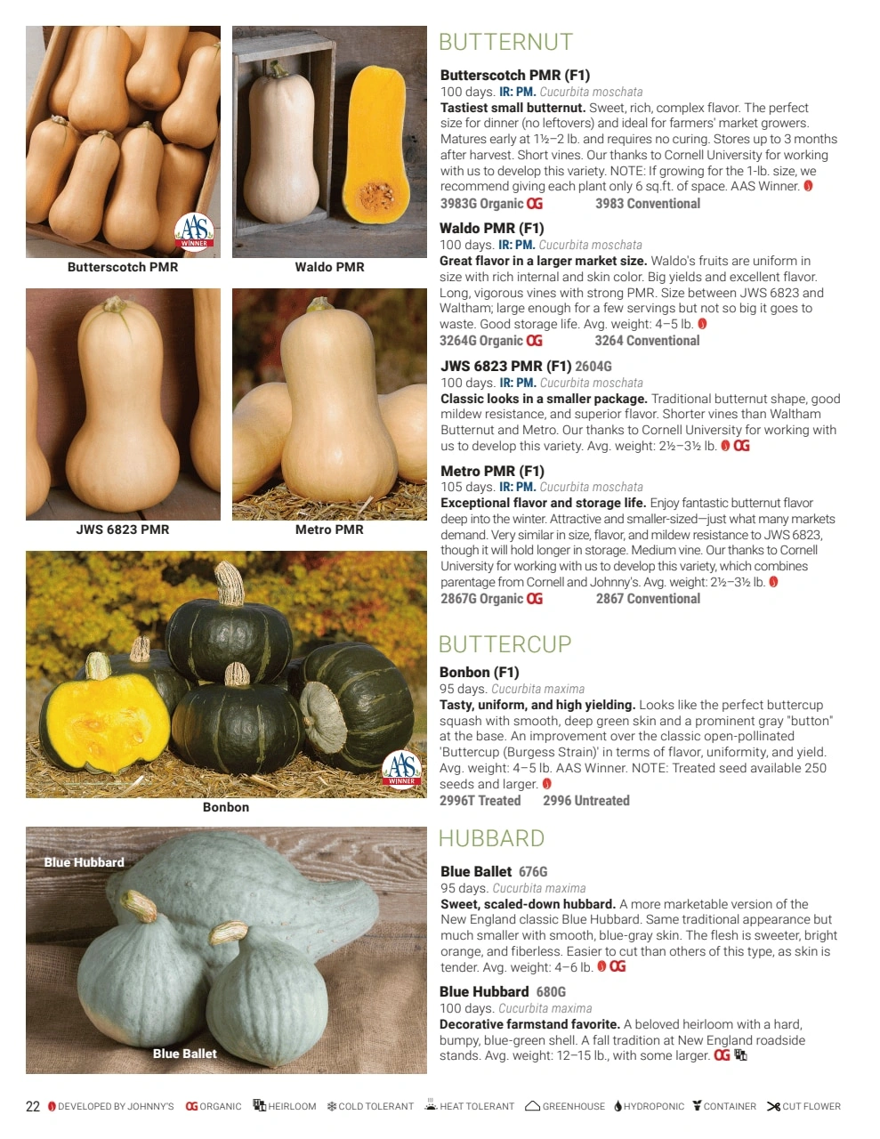 Johnny's Selected Seeds flyer page 22