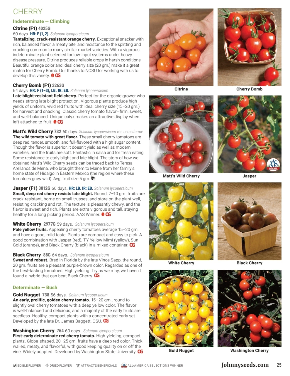 Johnny's Selected Seeds flyer page 25