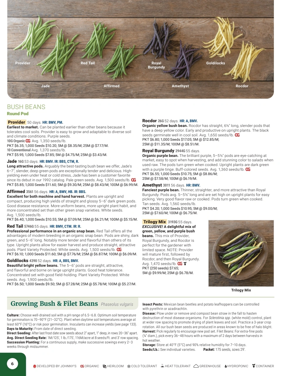 Johnny's Selected Seeds flyer page 8