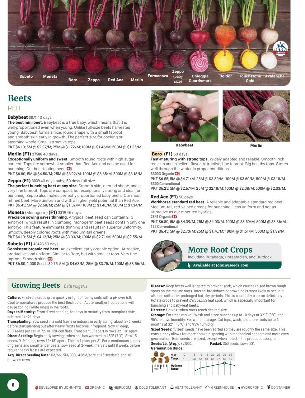 Johnny's Selected Seeds flyer page 10