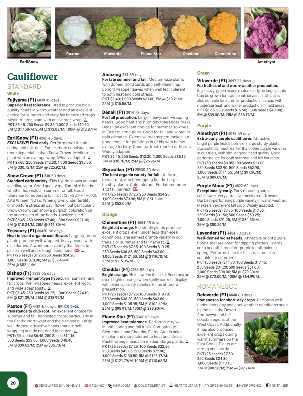 Johnny's Selected Seeds flyer page 22