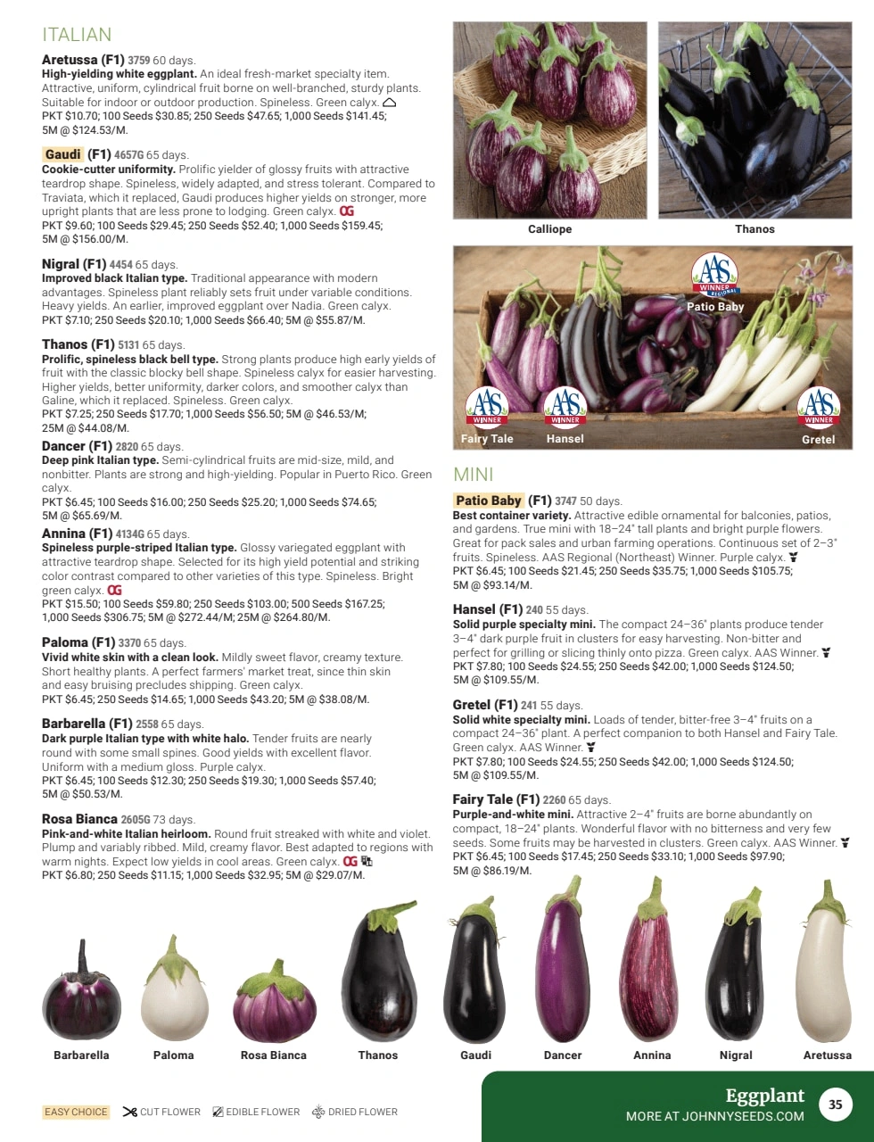 Johnny's Selected Seeds flyer page 37
