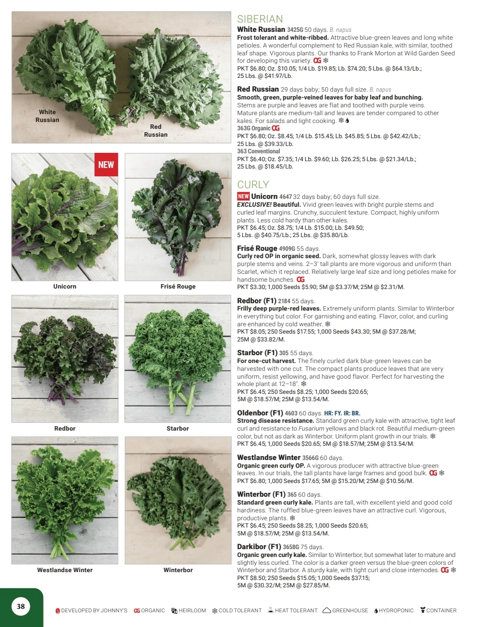 Johnny's Selected Seeds flyer page 40
