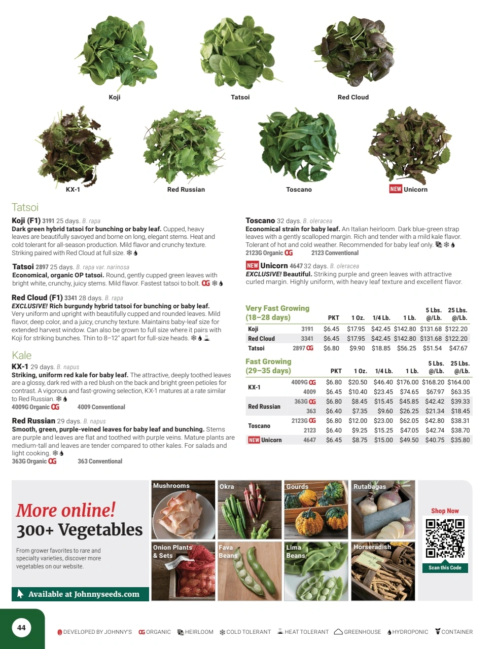 Johnny's Selected Seeds flyer page 46